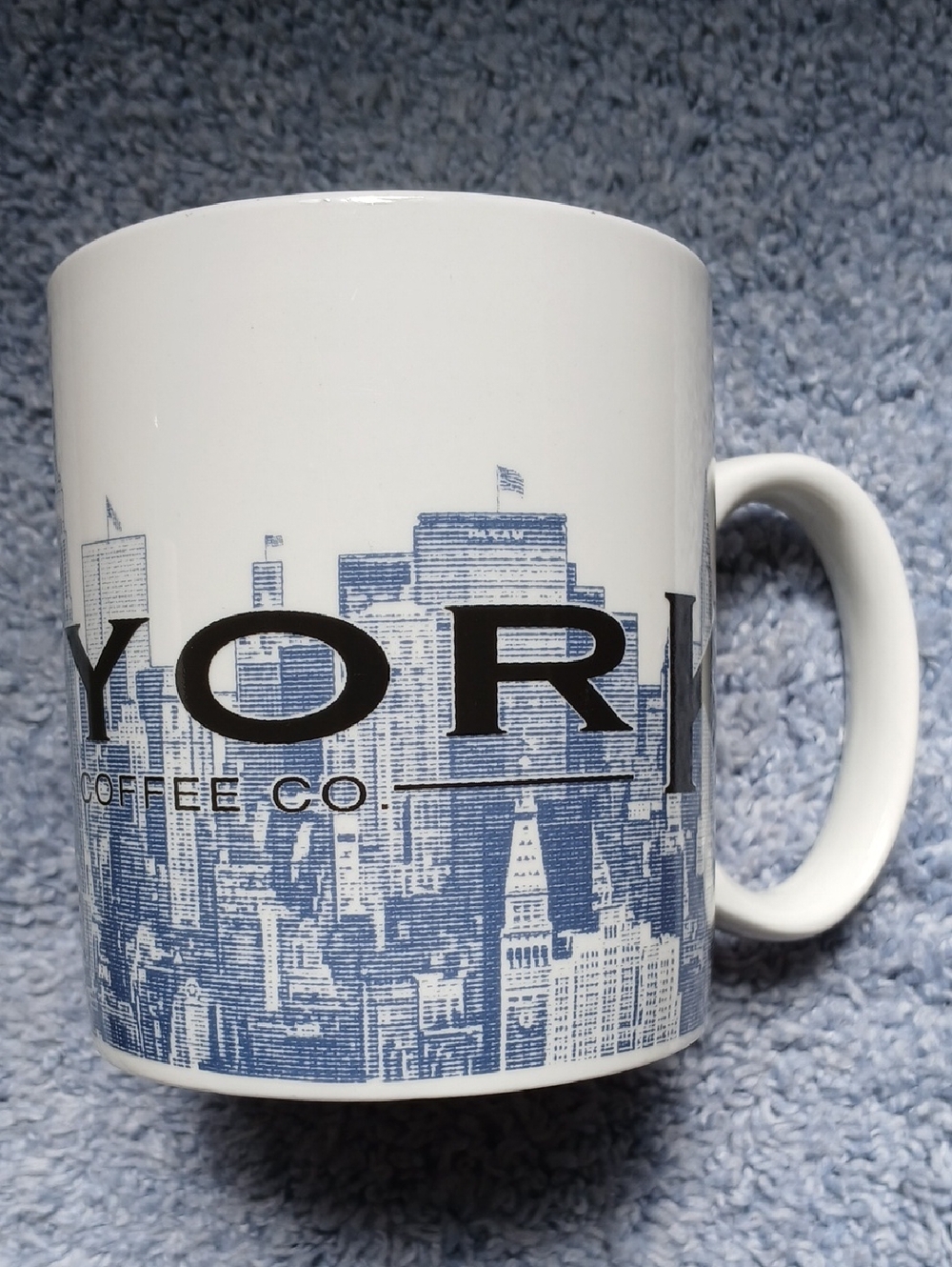 Starbucks New York City The Big Apple Skyline Barista Series One Mug 2002